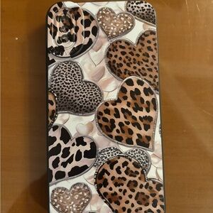 Creative Leopard Heart Pattern Phone Case For Iphone X/XS